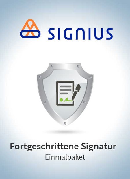 Fortgeschrittene Signatur Einmalpaket Fortgeschrittene Signatur Einmalpaket